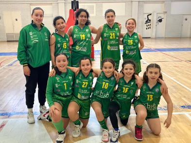 2ª División Minibasket Femenina. El Giraldo CB Vilagarcía gana al CB Arxil