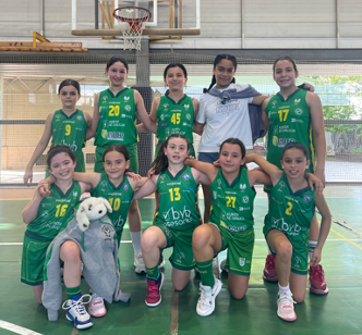 2ª División Minibasket Femenina. El Giraldo CB Vilagarcía gana al CB Arxil