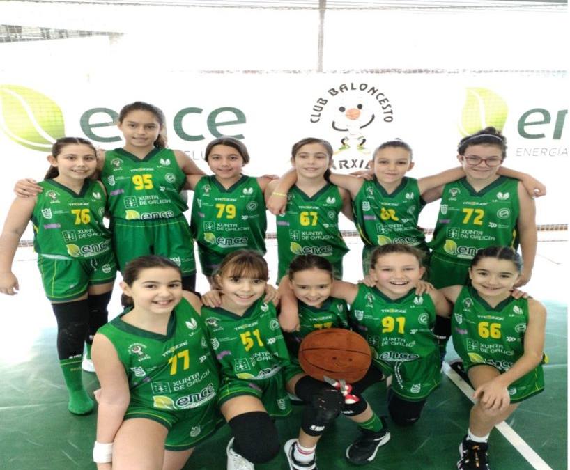MINIBASKET FEMENINA AROUSA BUENA VICTORIA DE EQUIPO