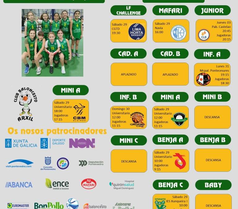 Una semana de baloncesto para todos los gustos en Pontevedra