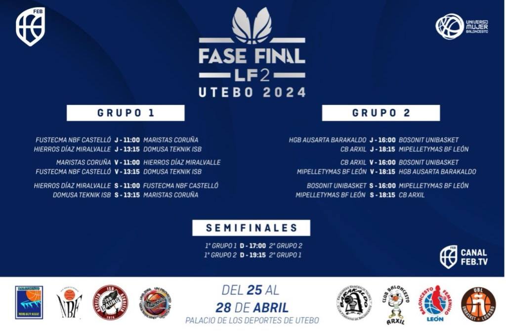 EL CB ARXIL YA TIENE CALENDARIO PARA LA FASE FINAL DE UTEBO ZARAGOZA